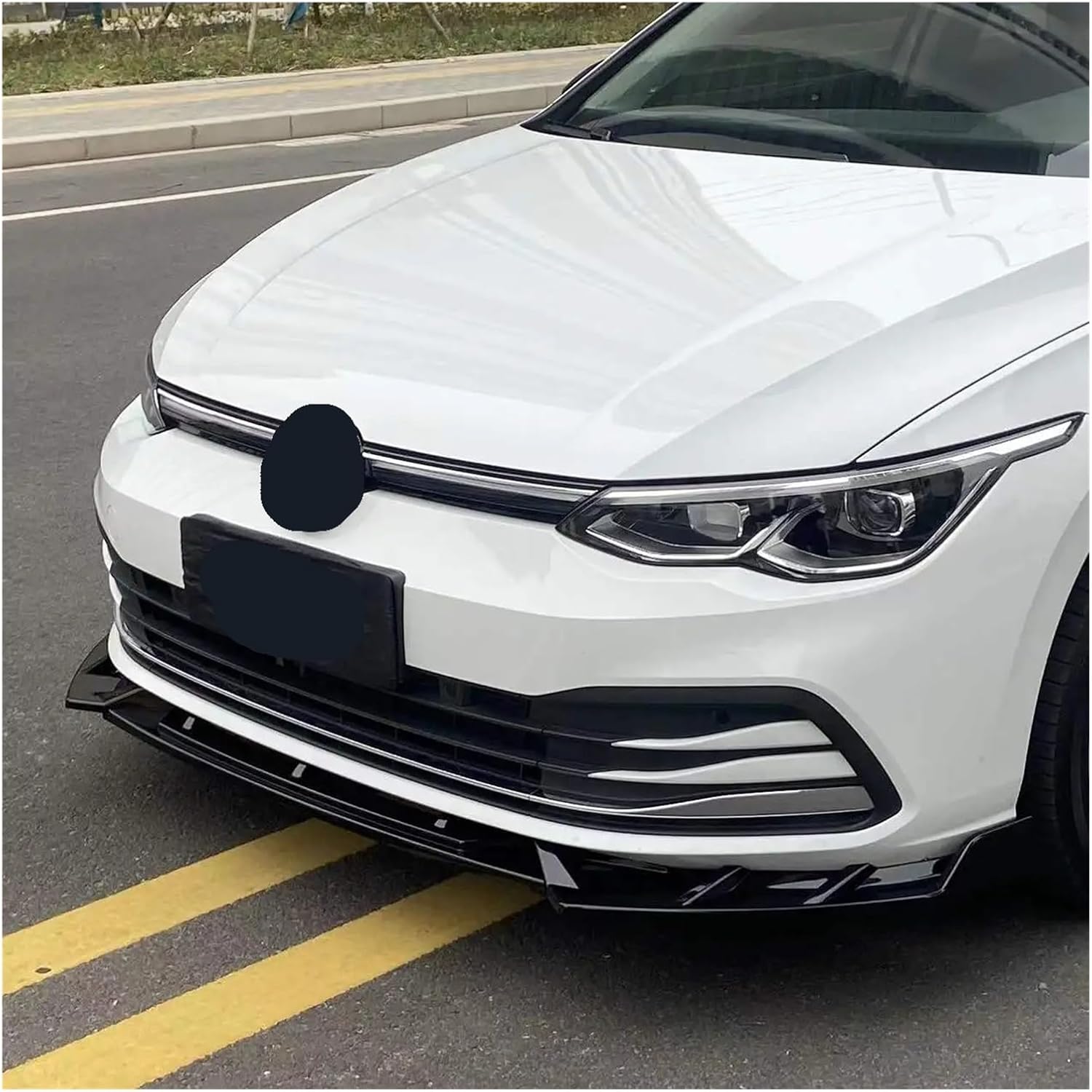 2020 2021 2022 VW ゴルフ 8 MK8 Ⅷ 【リアバンパーディフューザーリッ】 3X 車のフロントバンパーリップディフューザースプリッターフロ