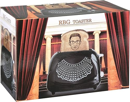 Miniatura 7 de Ruth Bader Ginsburg Tostadora, tostada la cara de RBG en tu tostada, tostadora SCOTUS