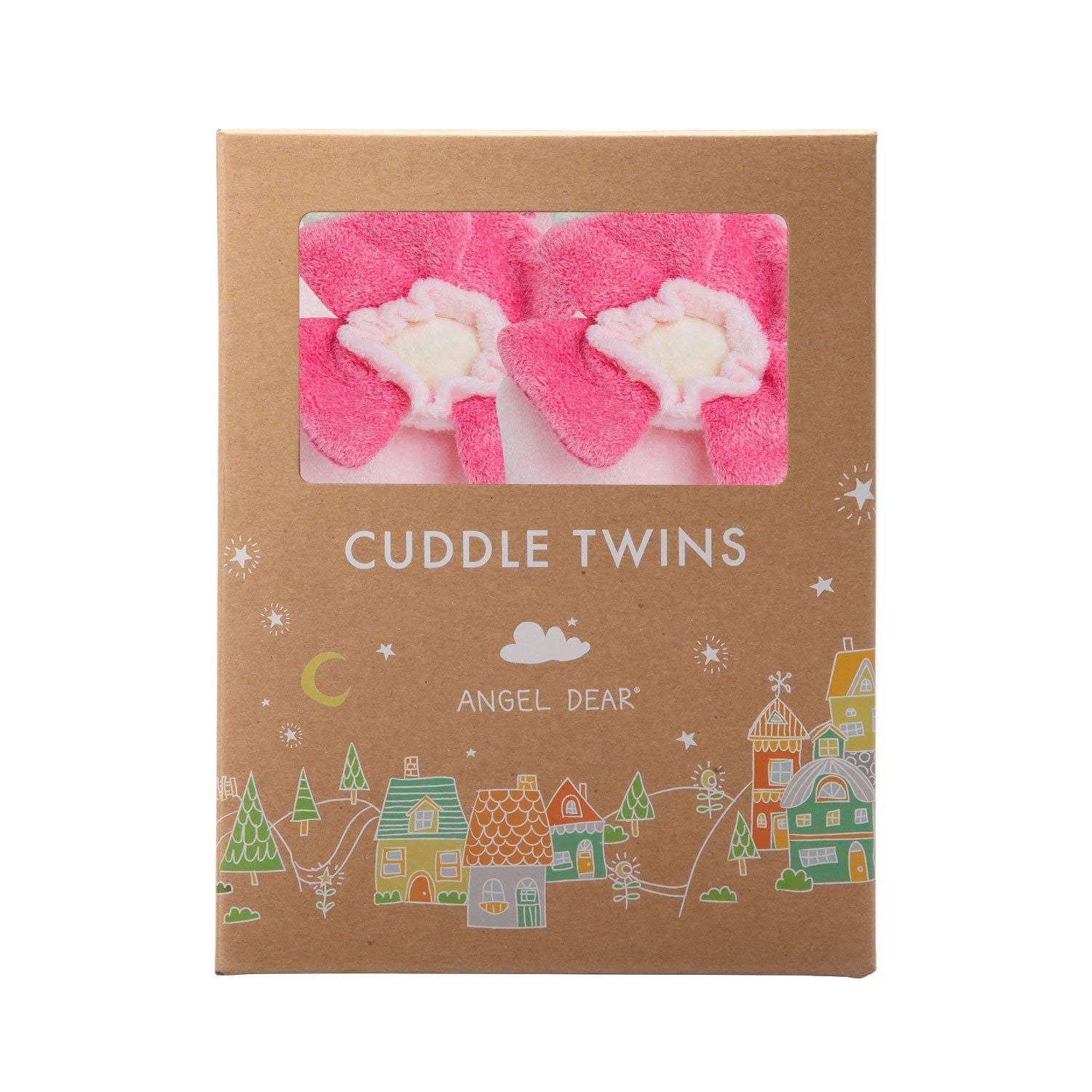 Angel Dear Twin Set 2 pcs Blankies Box. (Green Butterfly)