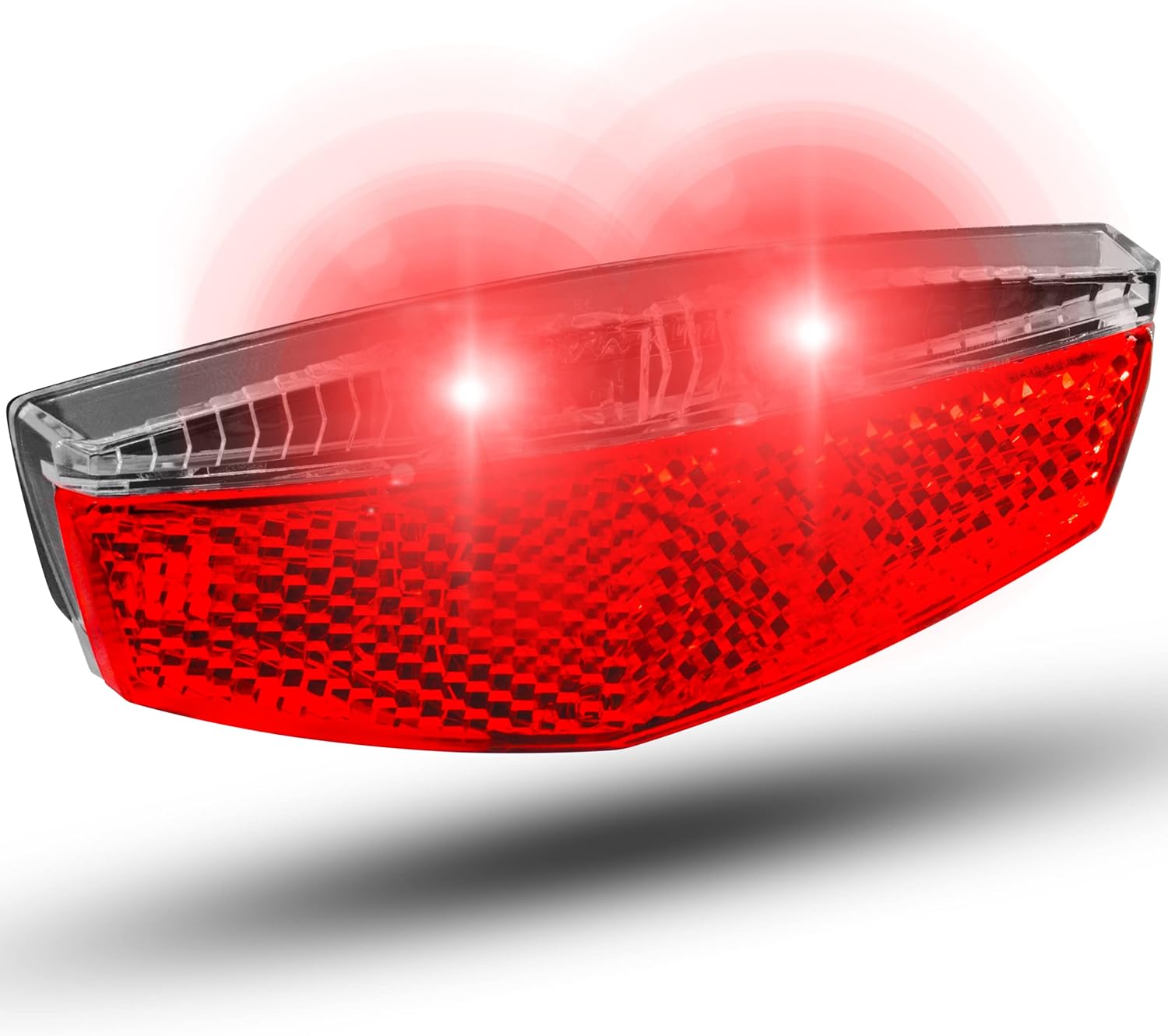 Fanale Posteriore A LED Per Bici Büchel Tivoli – Batteria, Interruttore, StVZO, Rosso