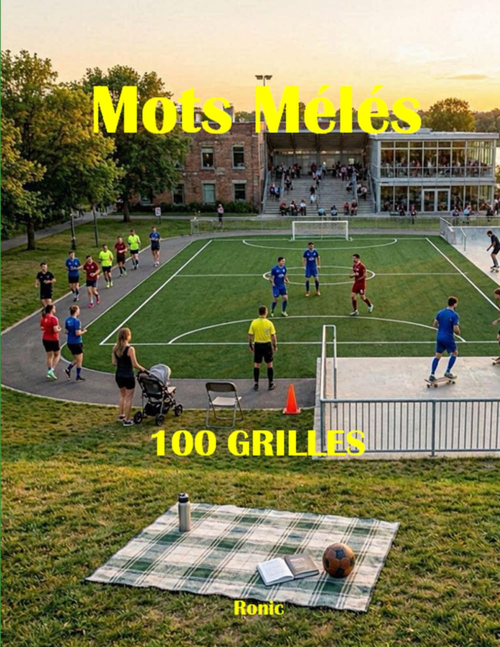 Mots Mêlés Sport: 100 Grilles Thématiques - 2 par Page - Avec Solutions