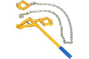 Wire Fence Stretcher Tool, 47.25" Chain Capacity 2200lbs