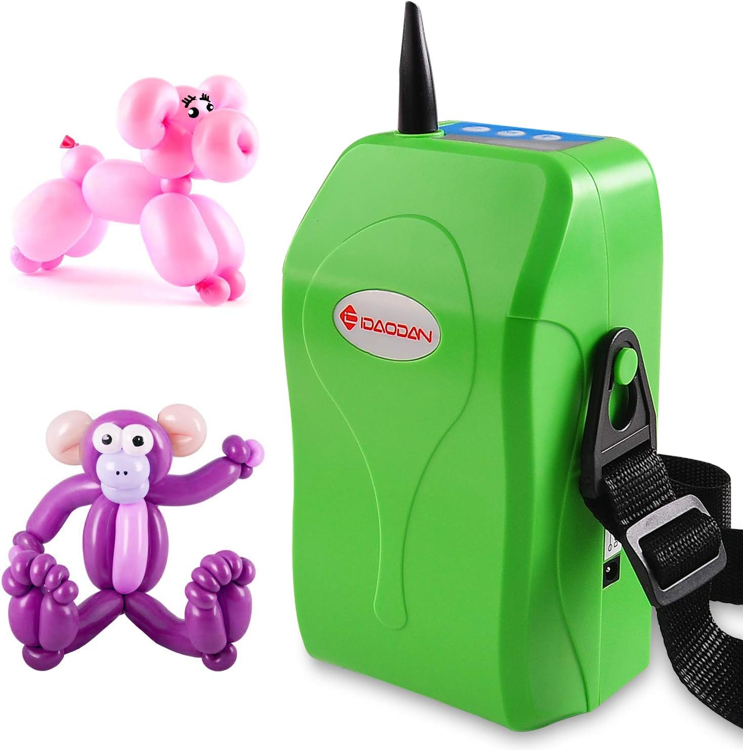 IDAODAN Portable Electric Twisting Balloon Pump,DC 12V