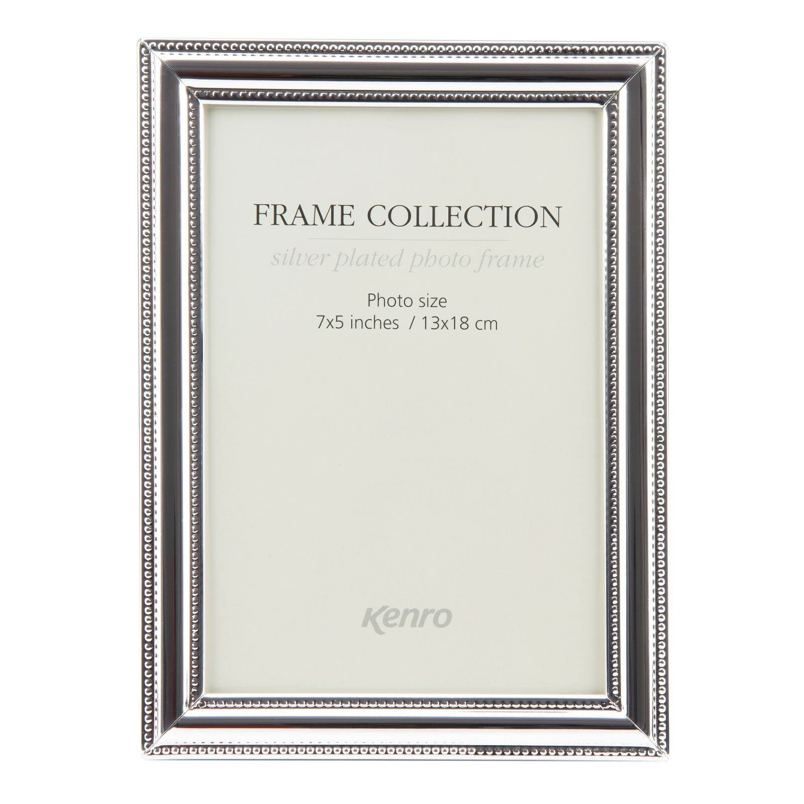 Kenro Black,Silver Silver Plated Photo Frame 6X4 Inch / 10X15cm Traditional Symphony Retro Series -Syr1015