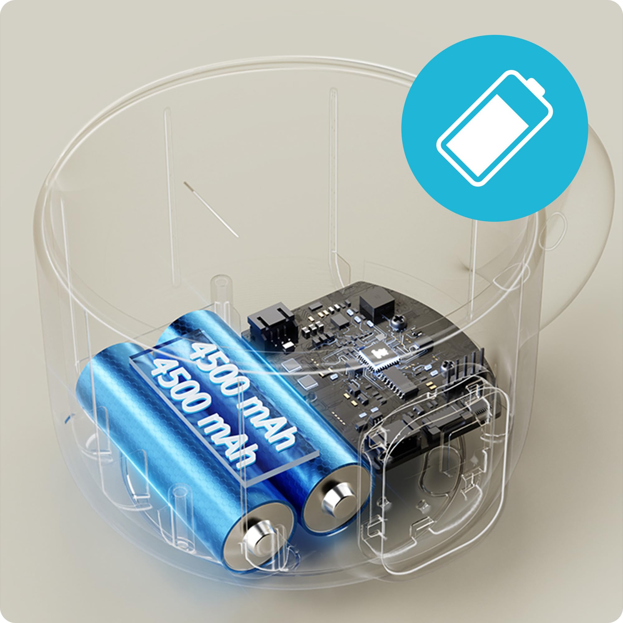 Vennlig Mobiler Babykostwärmer 400 ml mit Akku kabellos für unterwegs 40 und 45 Grad Display 4500 mAh 70 Grad Pflegeprogramm für Babybrei Mahlzeiten und Getränke Beige