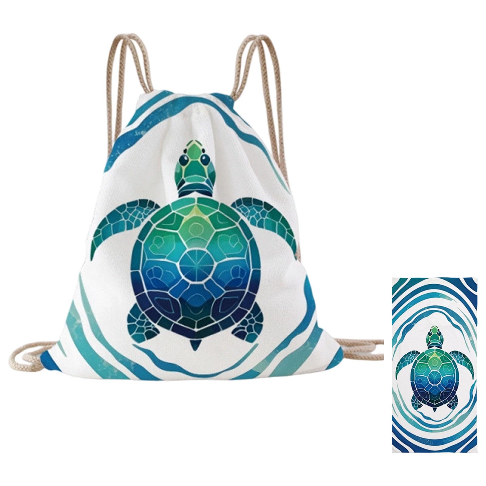 Tsophreniq Quick Drying Microfiber Blanket Backpack 2 in 1 Packable Beach Towel Bag for Swimming or Lounging Easy to Carry 80X160Cm Packable Bath Towel