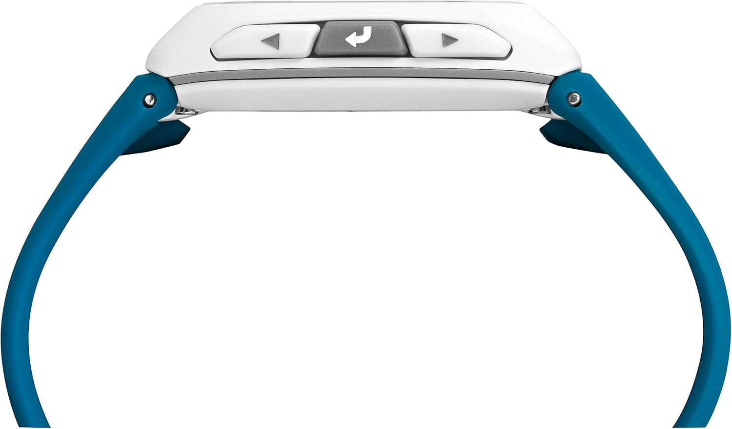 Timex Unisex TW5M12000 Ironman GPS White/Teal Silicone Strap Watch: Sports & Outdoors