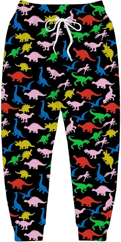 Amazon.com: Sweatpants for Men Dinosaur Funny Pants Casual Track