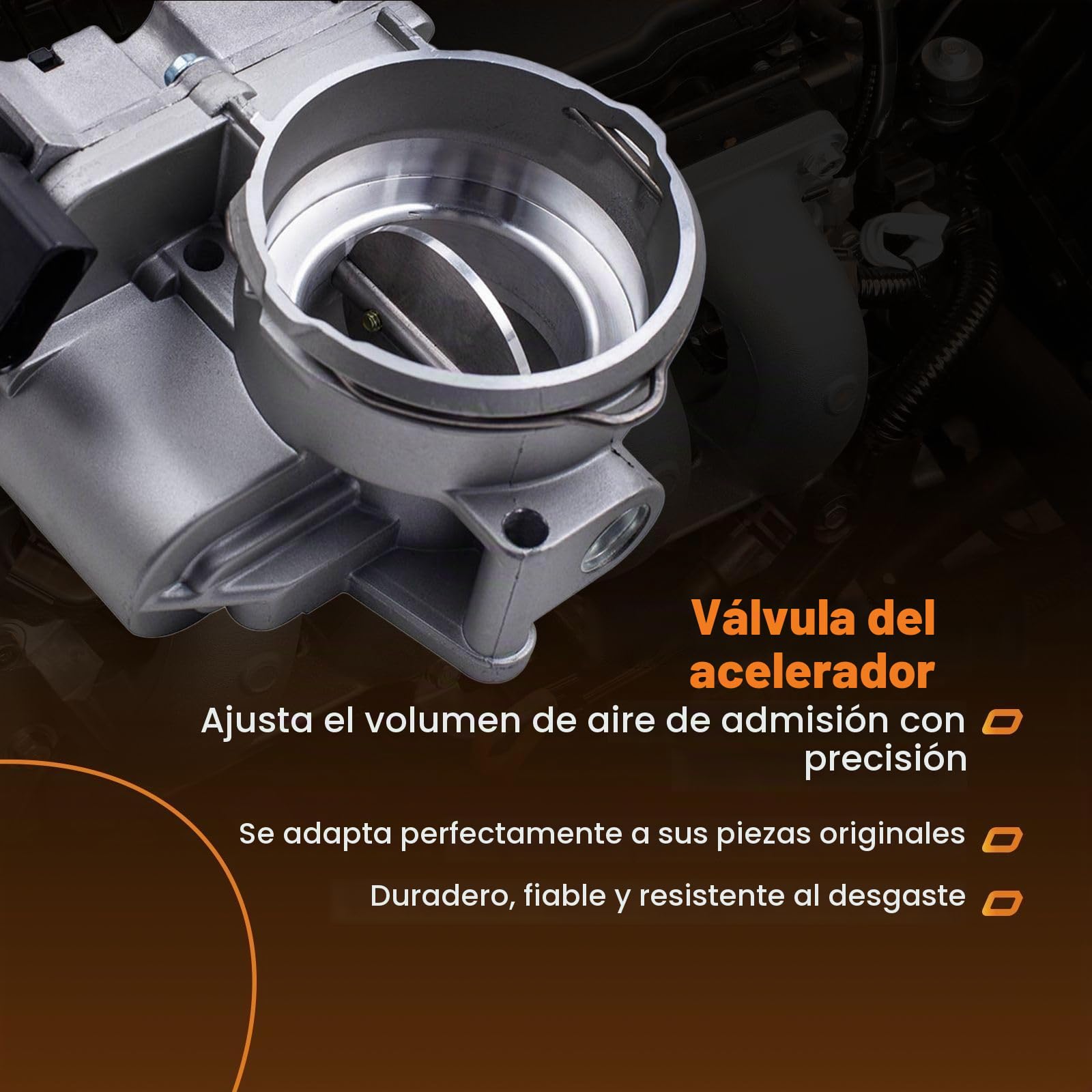 maXpeedingrods V?vula de mariposa 03G128063C para Passat 3B3 Variant 3B6 2.0 TDI