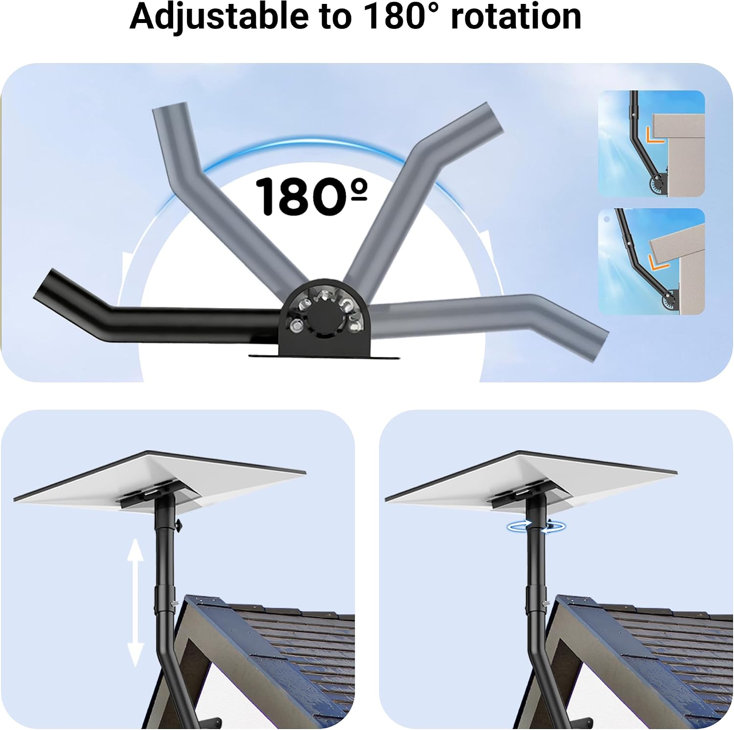 Heavy Duty Starlink Mount, 360° Telescoping Bracket for Gen3