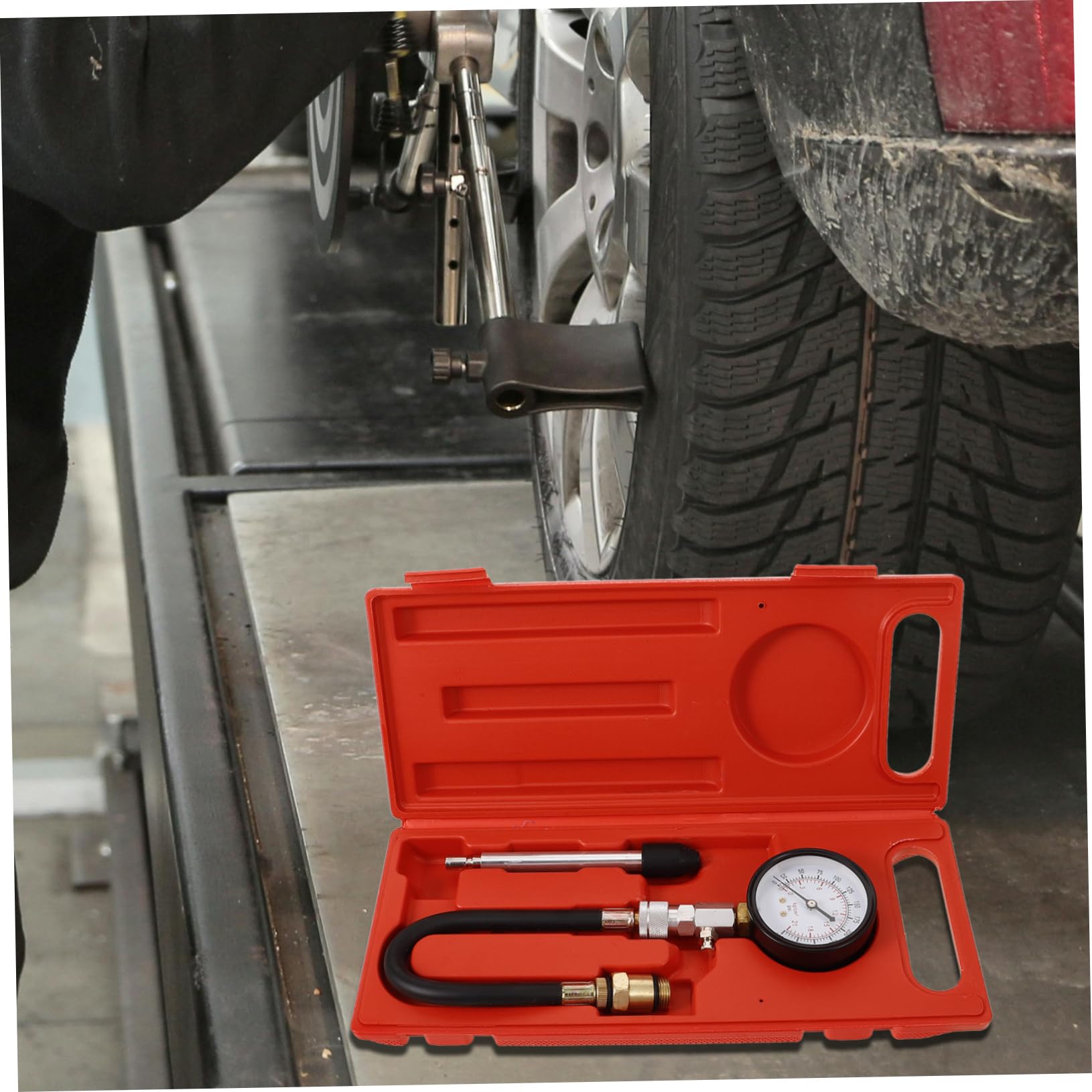 Zylinderkompressionsprüfgerät mit Manometer, 3 Stück für Kfz