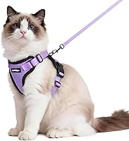 Vista 72 de rabbitgoo Cat Harness and Leash for Walking, Escape Proof Soft Adjustable Vest Harnesses for Cats, Easy Control Breathable Reflective Strips Jacket