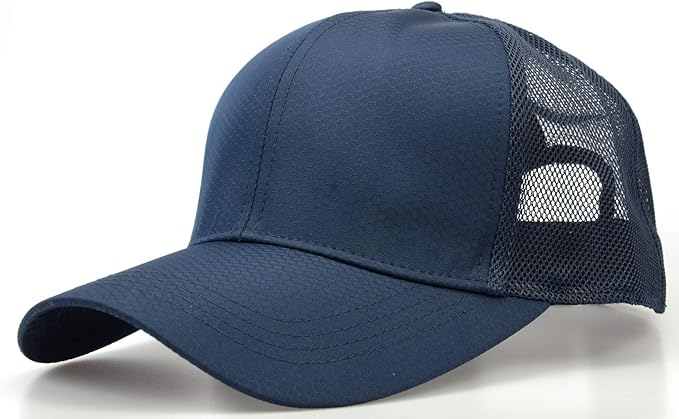 Amazon 大きいサイズ キャップ 頭の大 Xxl 61 68cm 深め メッシュ 帽子 夏 通気 速乾 軽薄 メンズ スポーツ 野球帽 ブルー キャップ 通販