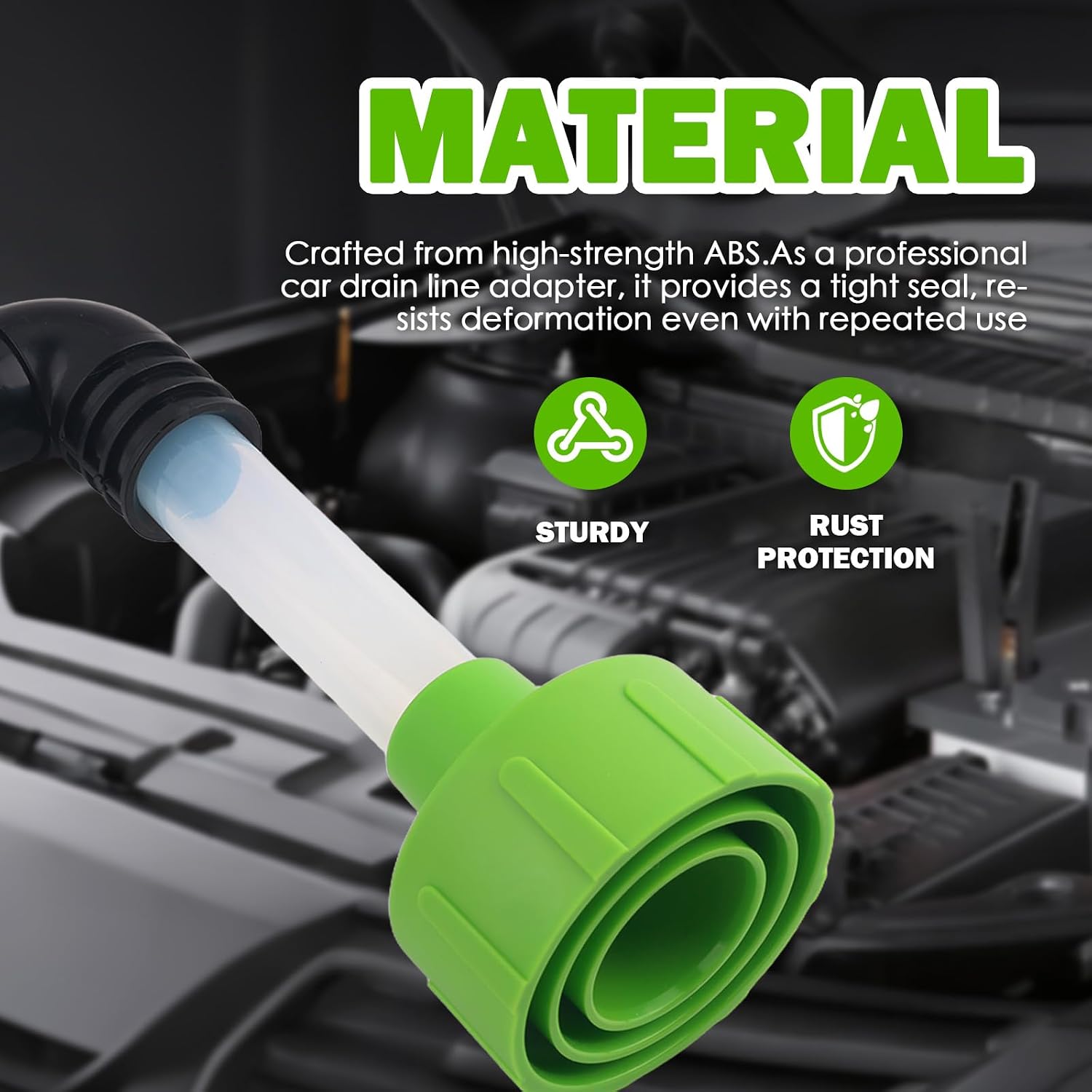 Car AC Drain Line Unclogger Tool,Car AC Drain Line Cleaner Tool with Clear Tube & 90° Elbow,Universal HVAC Drains Lines Vacuum Adapter Cars Accessories for Most Vehicles