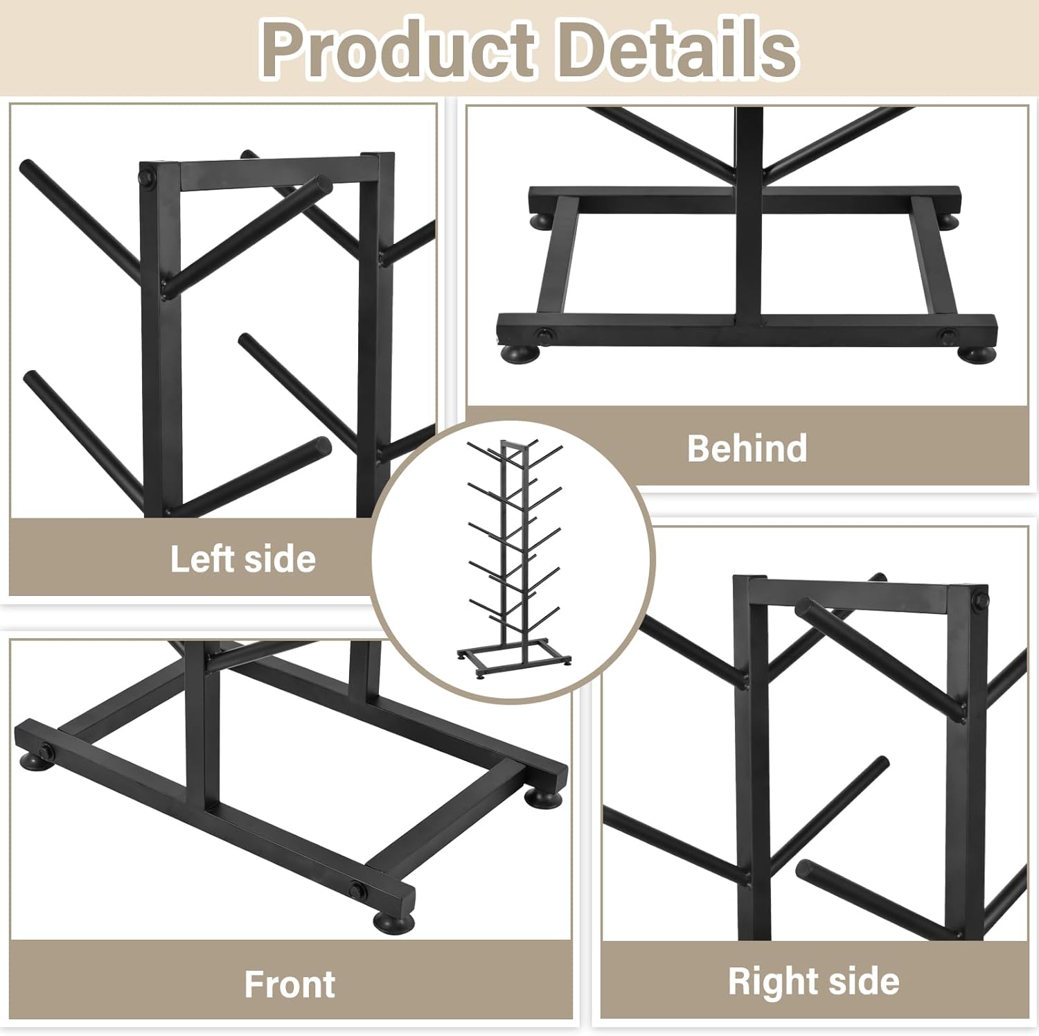 Skateboard Rack Floor Stand, Snowboard Storage Rack, Skateboard Organizer, Double Sided Standing 5 Layer Holder Floor For Club, Skate Shop, Home