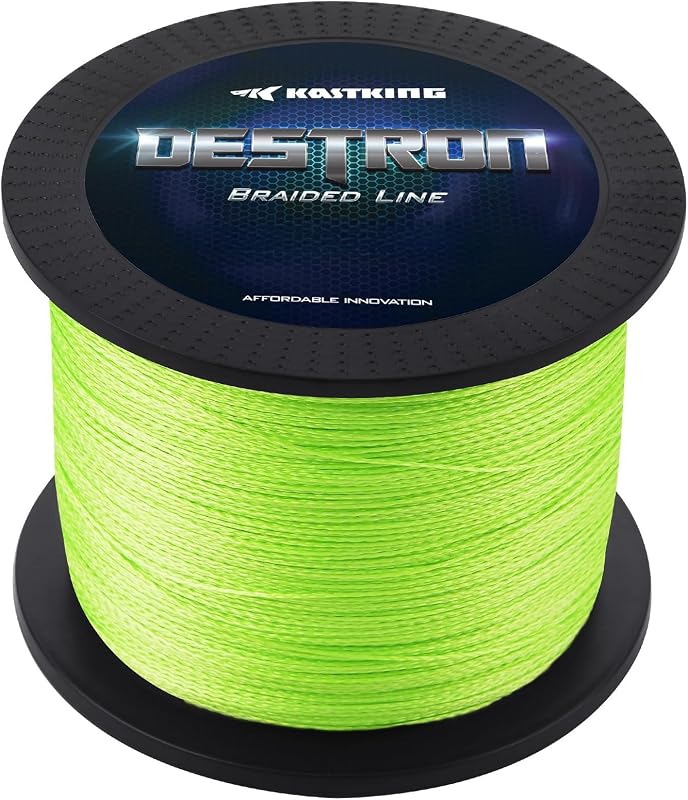 Destron Braided Fishing Line, Ultra-Thin Diameter & High Strength | CFT “Color Fast Technology”, Highly Abrasion Resistant, Improved Knot Strength, Zero Stretch & Memory, Super Smooth Casting