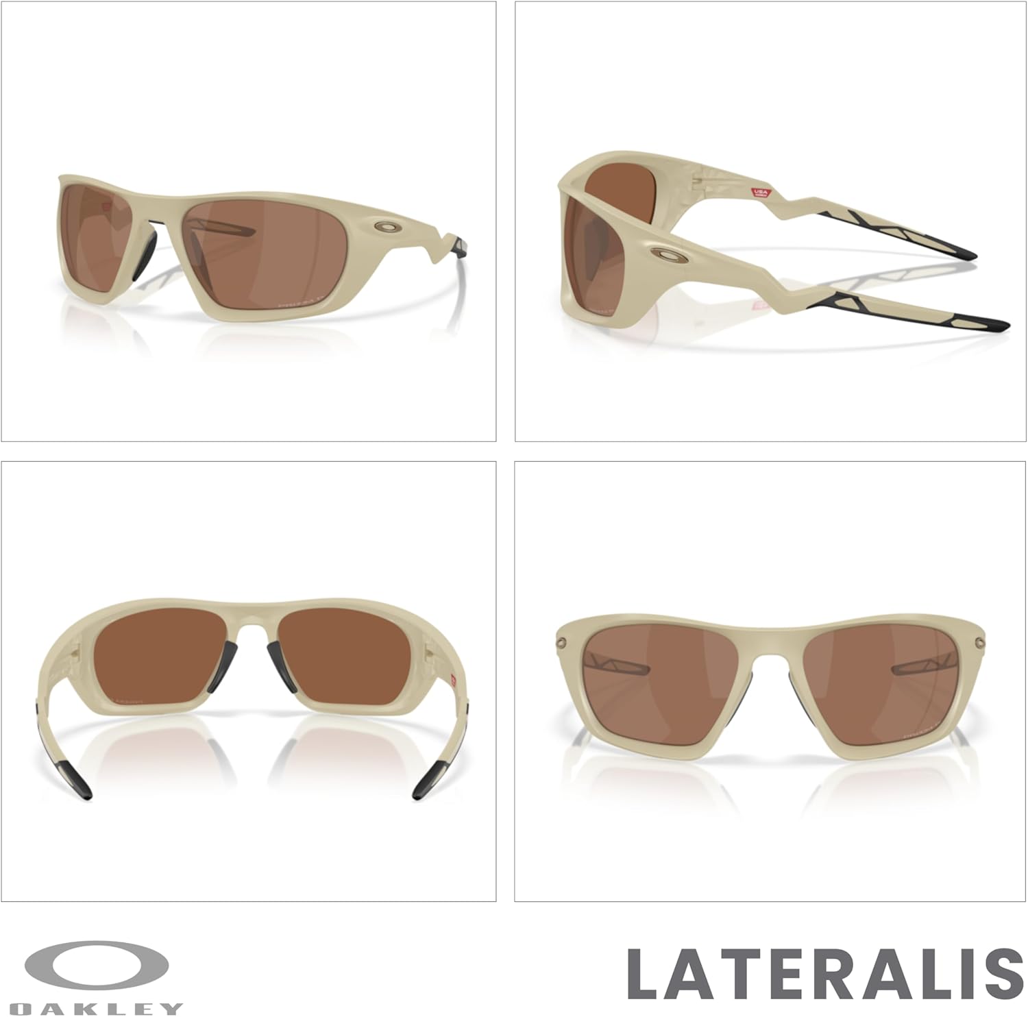 Oakley OO9431 Lateralis Rectangle Sunglasses For Men+ Bundle Accessory Leash Kit, Microfiber Pouch - Image 3