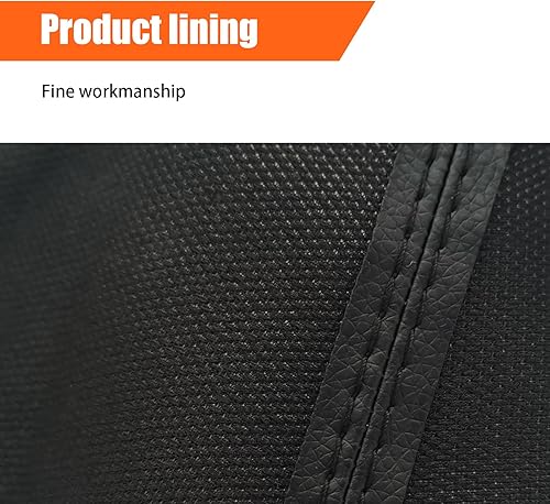 Miniatura 4 de 1 funda antipolvo para pomo de palanca de cambios de automóvil, protector de palanca de cambios de cuero, cubierta de transmisión de balonmano,