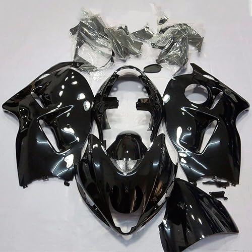 Kit de carenado negro brillante para Suzuki Hayabusa GSX1300R 1999 2000 2001 2002 2003 2004 2005 2006 2007 ABS Carrocería de plástico