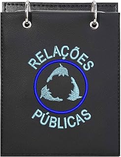 Bloco Notas Anotações Mesa Logo Simbolo Relações Públicas