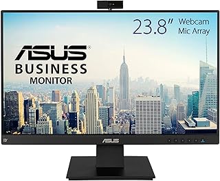 ASUS BE24EQK - Ecran PC 23,8'' FHD avec webcam rotative 2MP et micro - Dalle IPS - 16:9 - 1920x1080 - 300cd/m² - 60Hz - 5m...