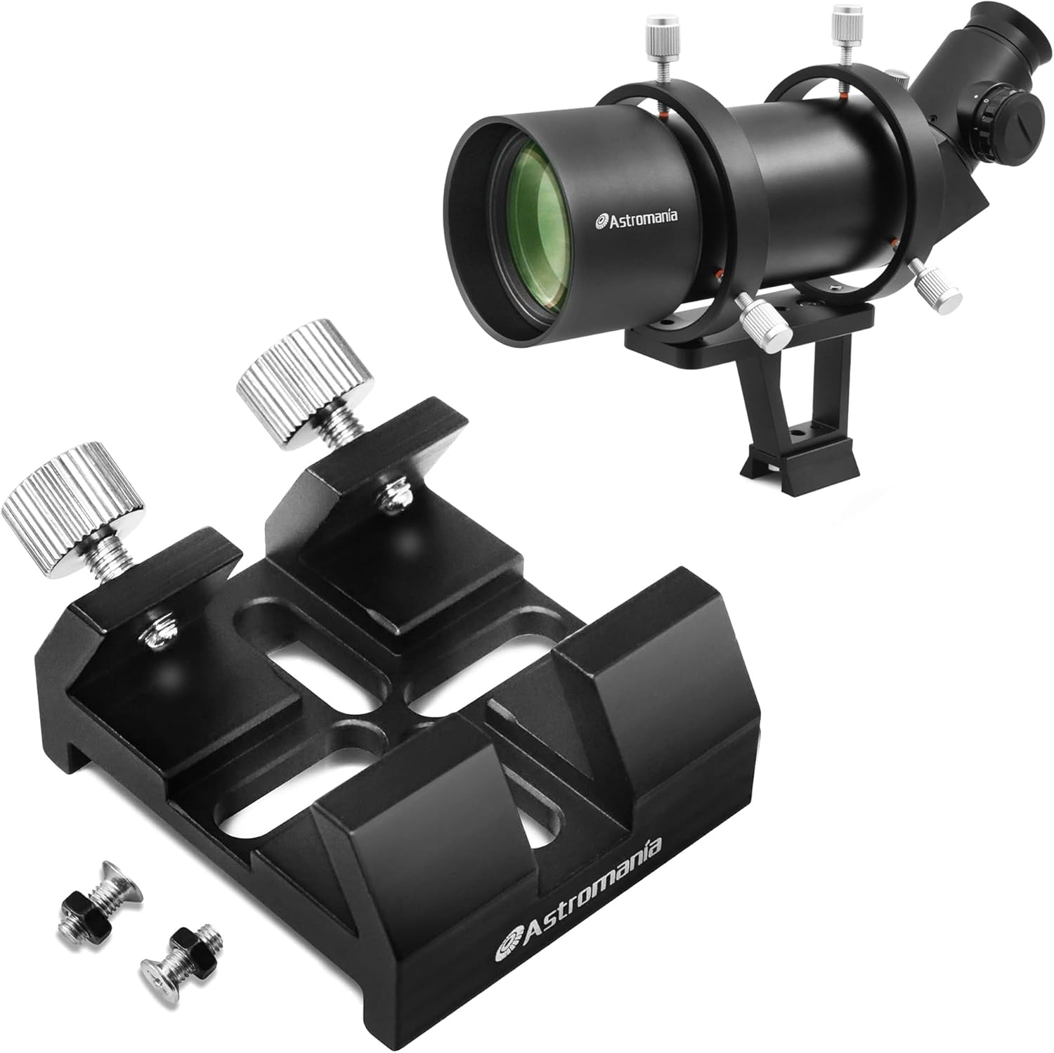 Astromania 10x60 Finder Scope - Bundle with - Universal Dovetail Base