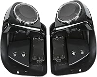 Vista 11 de XFMT Carenados inferiores de piernas ventilados, con caja de altavoces compatibles con Harley