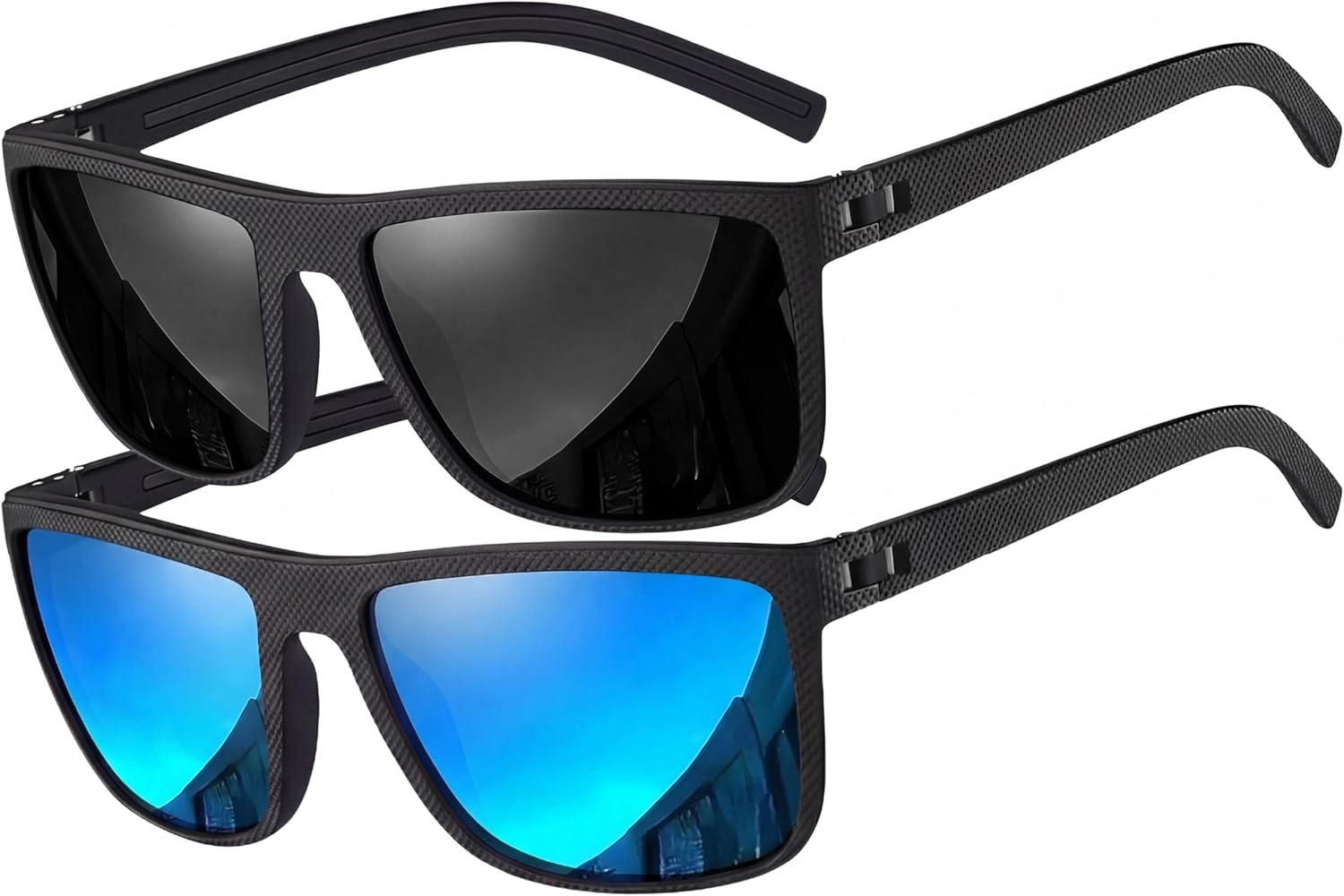 grinderPUNCH Polarized Square Sunglasses for Men Black… grinderPUNCH Polarized Square Sunglasses for Men Black…