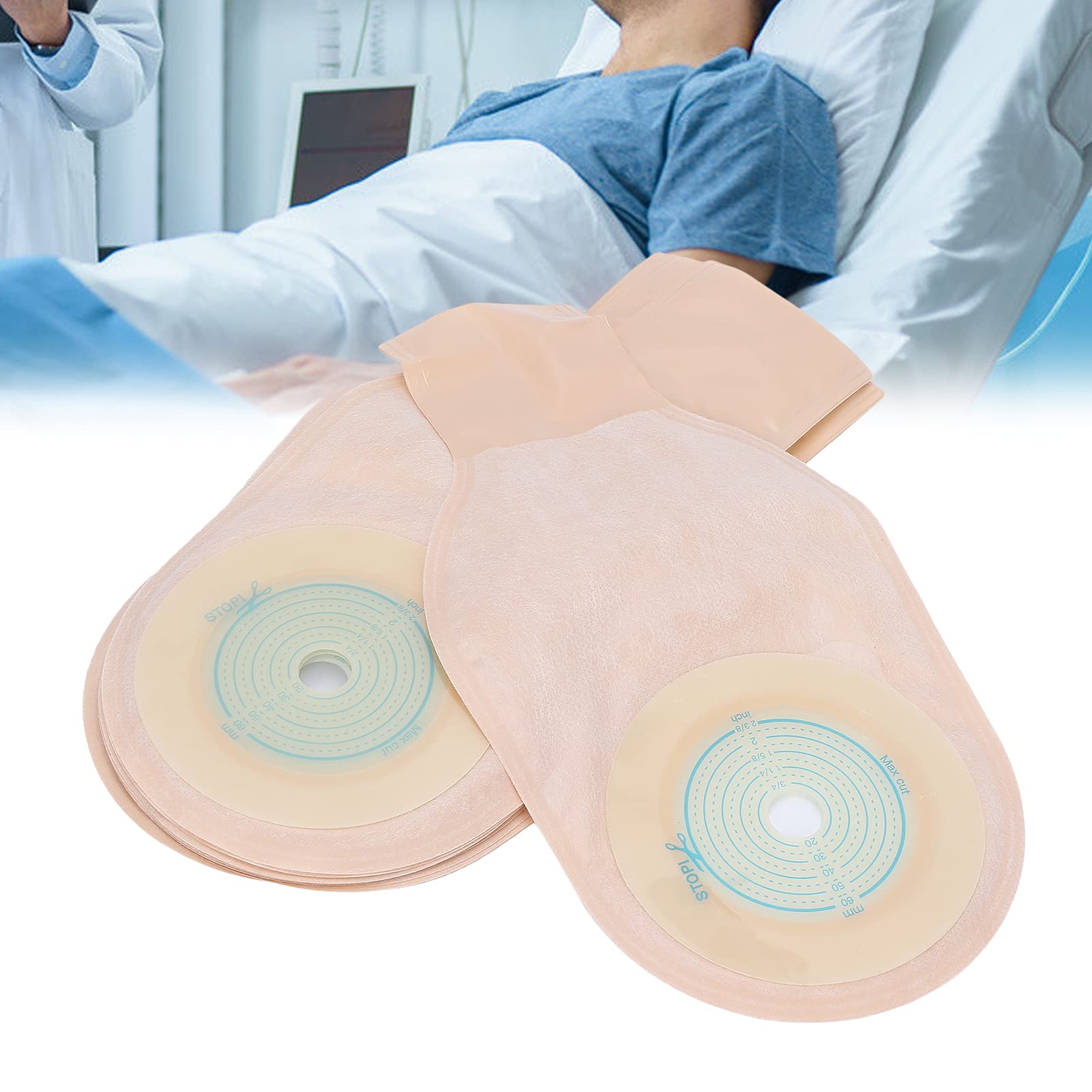 Buy Ostomy Supplies Colostomy Bags, Ostomy Bag with Sealing Clip One