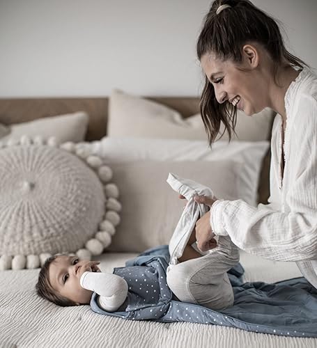 Miniatura 3 de GUNAMUNA günamüna - Manta unisex para bebé, saco de dormir de rayón de bambú, saco de dormir con cremallera para pañales, 2.6 TOG