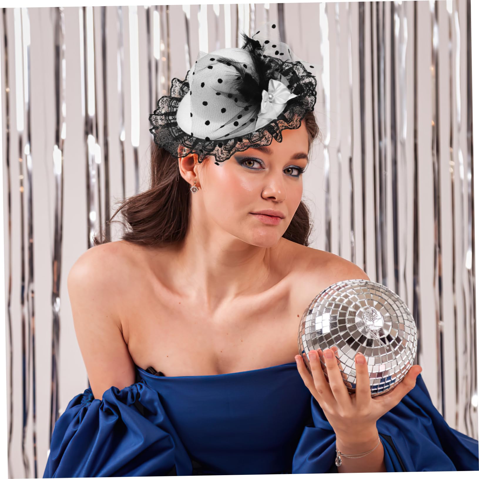 9 Piezas Sombrero De Copa Sombreros Para Eventos De s Elegantes Tocado De De Fiesta De Té Fascinador Tocados Para Mujeres Tocado De