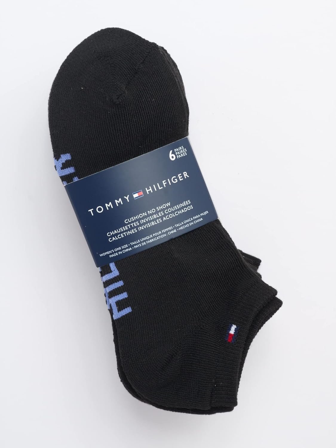 Tommy Hilfiger Womens No Show Socks - 6 Pack Cotton Blend Cushioned Low Cut Socks for Women for Sneakers and Loafers - Image 3