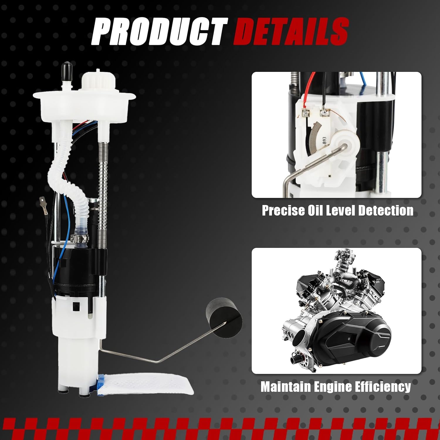 Fuel Pump Compatible with CFMOTO UForce CForce ZForce 500 X8 800 950 1000 1000 XL, 7020-150900 5BWV-150900-5000