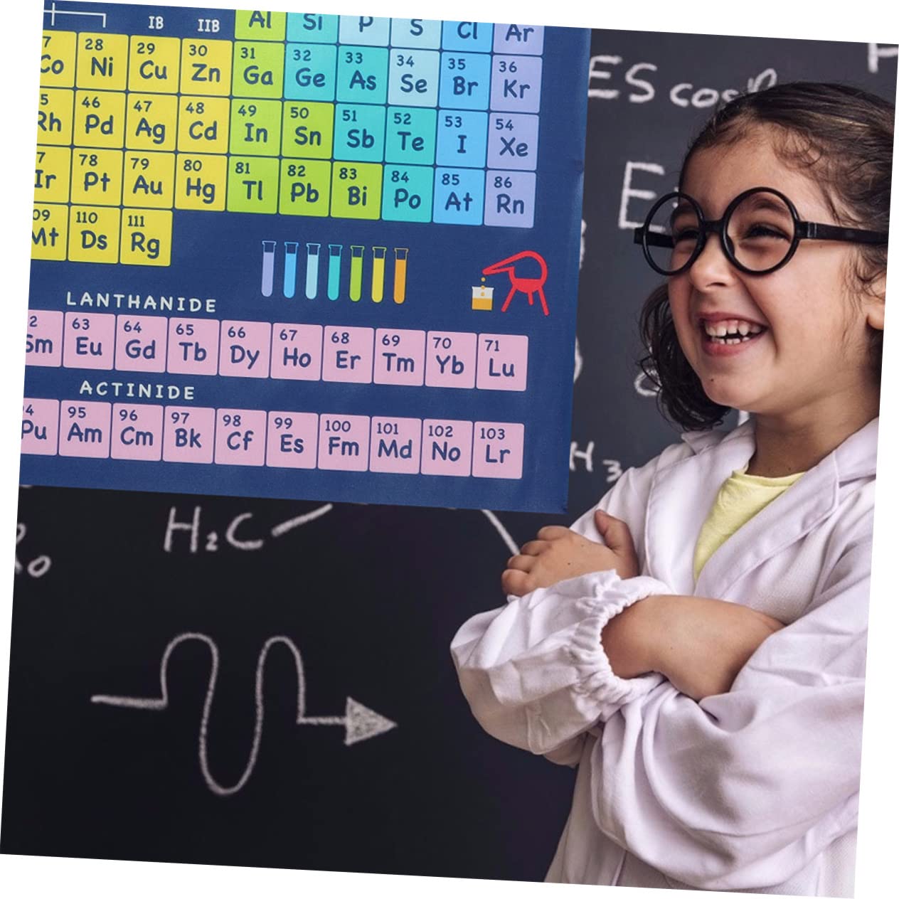 Operitacx 10pièces Affiche Périodique Élémentaire Éducative De Posters Colorés Pour Apprentissage Scolaire Idéale Pour Garçon Fille Et Salle De Classe Matériau Résistant Facile à