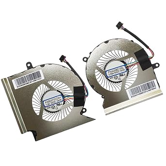 CPU + GPU Cooling Fan Replacement for MSI GL65 GE65 GP65 WE65 9TI 9TJ Leopard 10SFKV-062 MS-16U1 MS-16U2 MS-16U5 MS-16U7 Series Laptop PABD07012SH N425 + PAAD06015SL N426 5V 1.0A 0.55A 4PIN