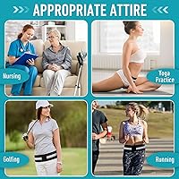 Vista 7 de Si Joint Belt for Women and Men, Breathable & Adjustable Sacroiliac Belt Sciatica Pain Relief Brace for Lower Back, Sacroiliac, Sciatic, Pelvic