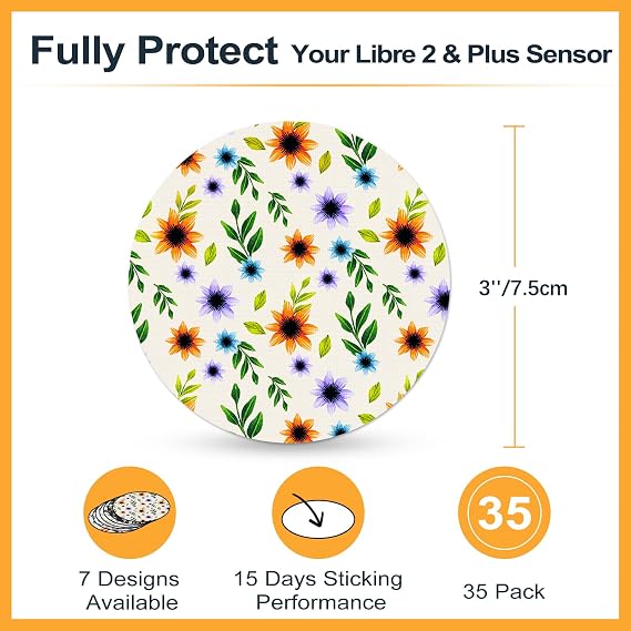 Libre 2 Sensor Covers & Lingo CGM Waterproof Sweatproof