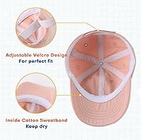 Vista 42 de Peecabe Gorra de béisbol para niños pequeños, unisex, de algodón, ajustable, para bebés, niños, gorra de béisbol para niñas de 1 a 5 años