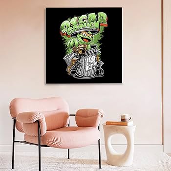 Amazon.co.jp: アートパネル セサミストリート オスカー アート