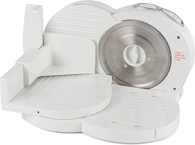 Progress EK3683P Compact Meat Slicer, Electric Food Cutter, 150 W, 3