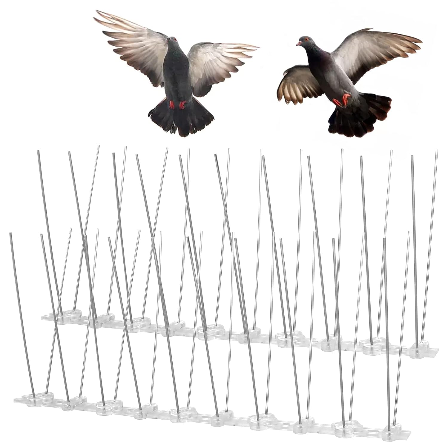Amazon.com: Grevosea 2 Pack Bird Spikes for Pigeons and Small Birds