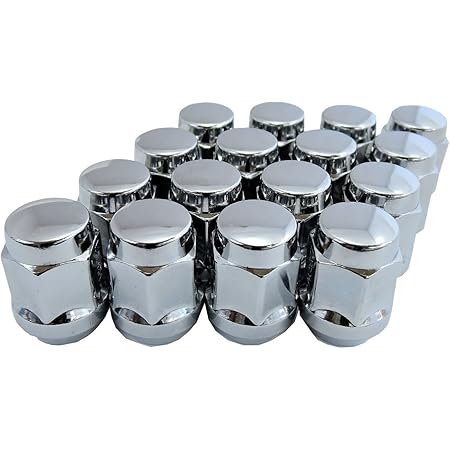 Amazon Tiptop チップトップ ホイールラグナット 16個入り 袋メッキ ツバ付 19hex M12 P1 25 高さ31mm テーパー座 N 14 16 ナット 車 バイク