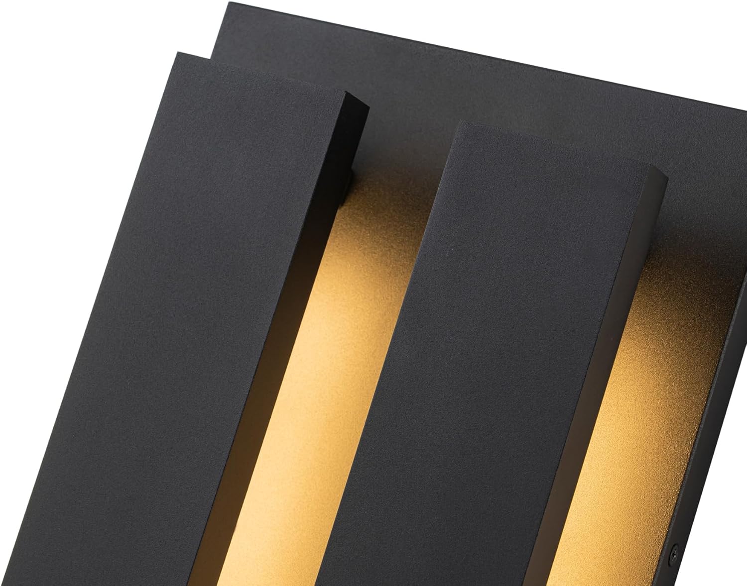 Modern Outdoor Wall Lights, 18 inch Large LED Porch Sconces, Black Exterior Lighting Fixture Wall Mount for House,Patio, Garage