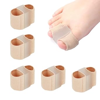 6-pack Toe Separators Corrector Pads for Hallux Valgus | Relieve Big Toe Discomfort,Foot Pain During Pedicure