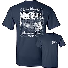 Smoky Mountain Moonshine T-Shirt American South Drinking Men's Novelty Shirt