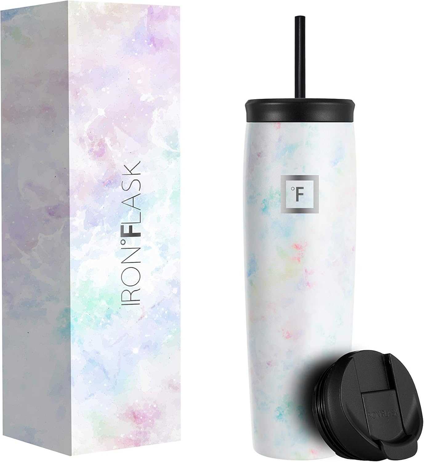 IRON °FLASK Nomad Tumbler 2 Lids (Straw/Flip), Vacuum