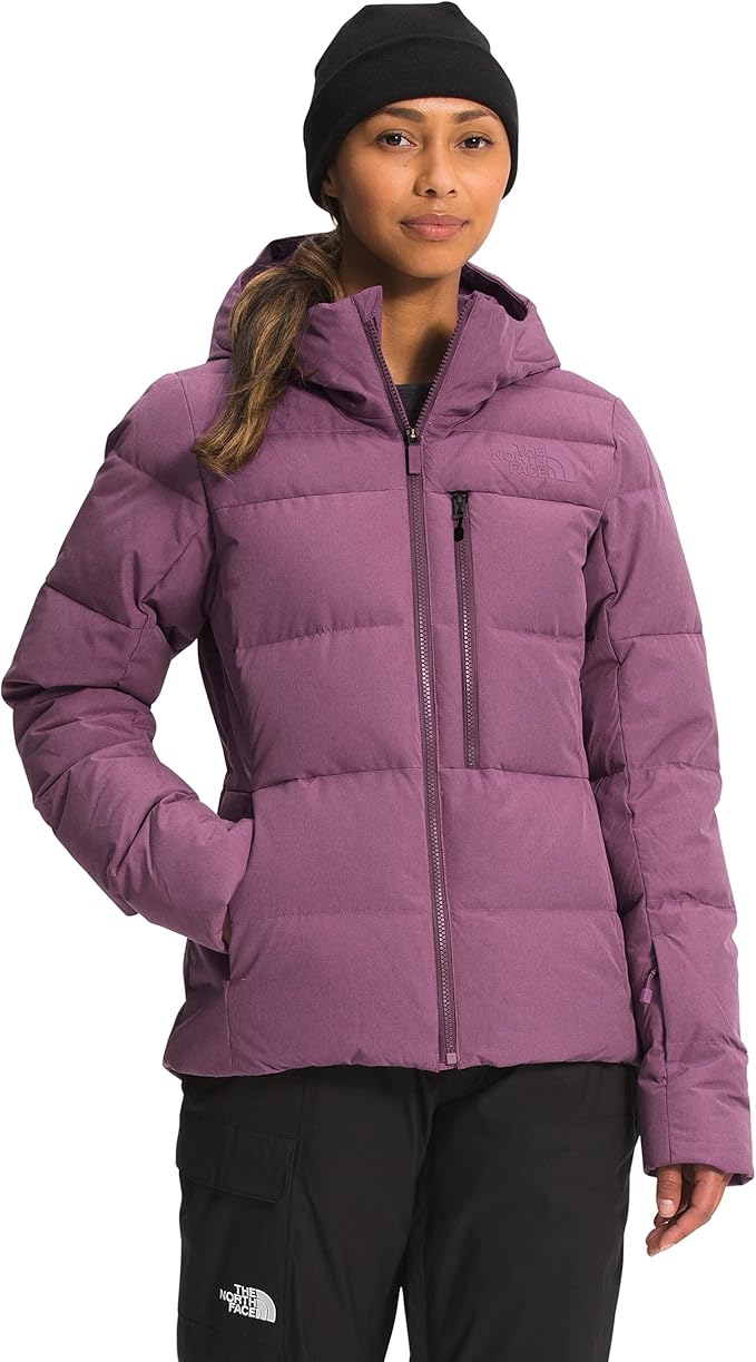 the north face heavenly down ski jacket in brown