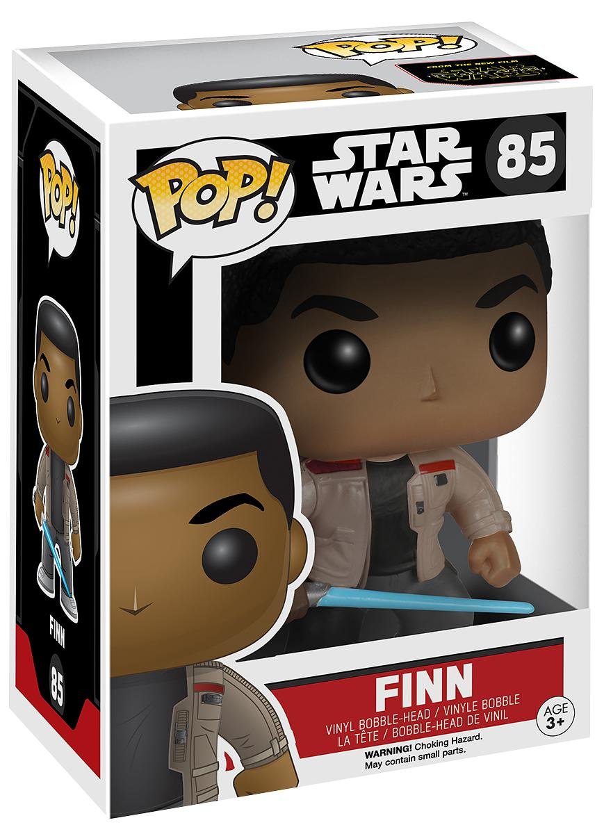 Amazon.com: Funko Star Wars Finn with Light Saber Pop Vinyl
