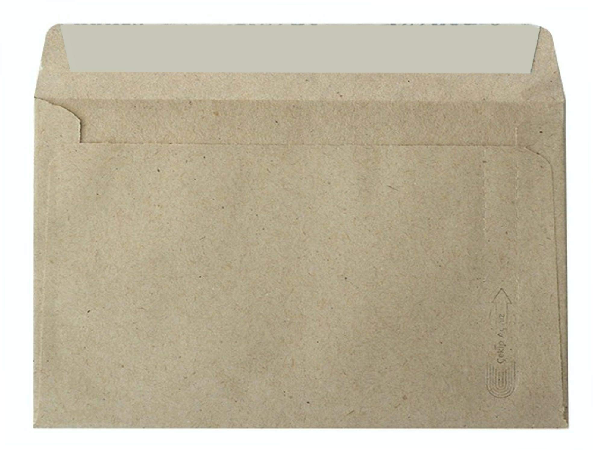 Doğan Elvan Zarfı 114-162 90Gr Kraft Silikonlu 500 Lü (1 Paket 500 Adet)