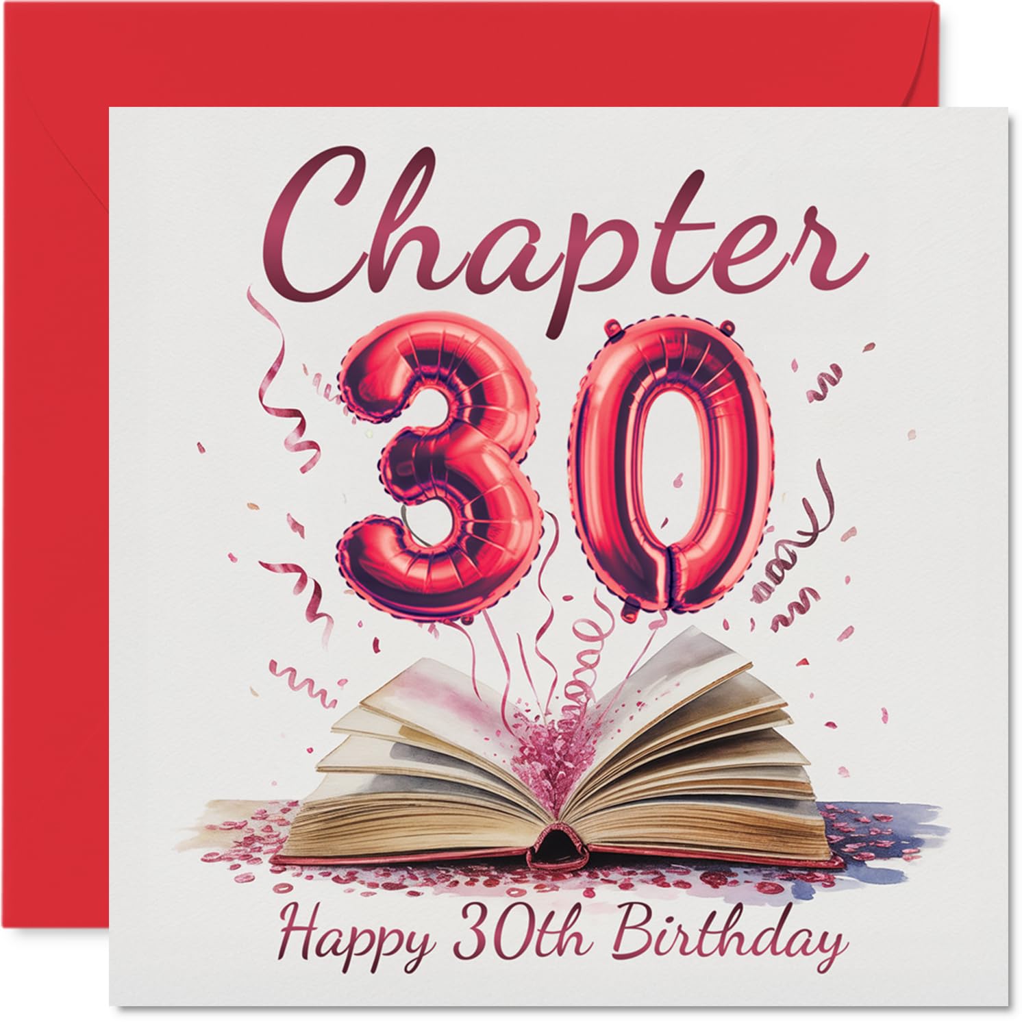 30th Birthday Cards for Women and Men, Start of Another Chapter